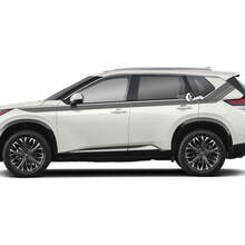 Paar Nissan Rogue Side Up Door Dual Stripes Aufkleber Aufkleber Vinyl Grafik
 2