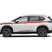 Paar Nissan Rogue Frontfender Side Up Door Rear Fender Trim Logo Streifen Aufkleber Aufkleber Vinyl Grafik
 2