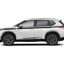 Paar Nissan Rogue Frontfender Side Up Door Rear Fender Trim Logo Streifen Aufkleber Aufkleber Vinyl Grafik
 3