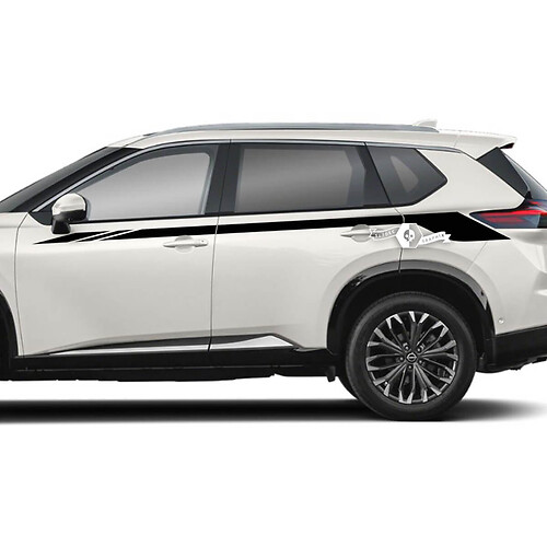 Akzentstreifen Seiten-Vinylaufkleber für Nissan Rogue