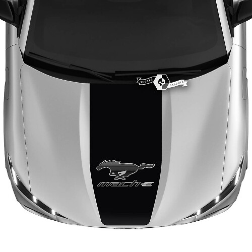 Motorhaube Ford Mustang MACH-E MACH E Logo Aufkleber Vinylaufkleber
