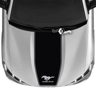 Motorhaube Ford Mustang MACH-E MACH E Logo Umriss Aufkleber Vinyl Aufkleber
 1