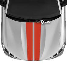 Motorhaube Ford Mustang MACH-E MACH E Dual Outline Aufkleber Vinyl Aufkleber
 2