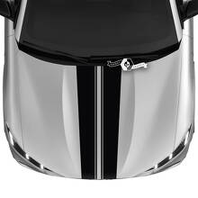 Motorhaube Ford Mustang MACH-E MACH E Dual Outline Aufkleber Vinyl Aufkleber
 3
