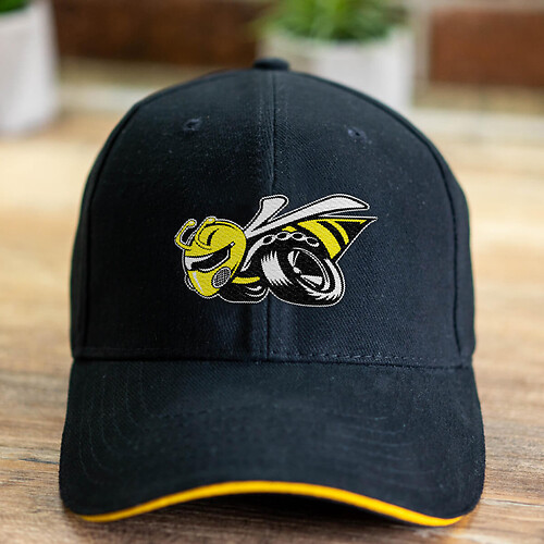 Trucker Hat Bee 1320 mit gesticktem Logo Baseballkappe
