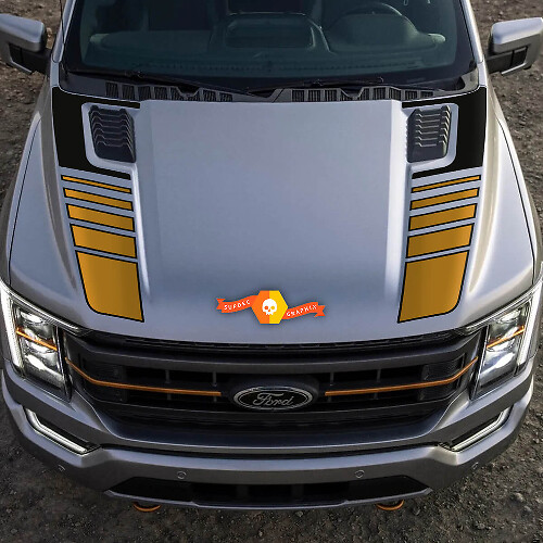 Musclecar truck Tremor Pickup Hood Graphics Musclecar Vinyl Aufkleber Aufkleber 2 Farben
