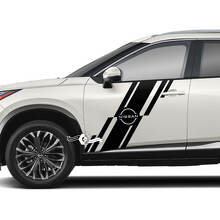 Paar Nissan Rogue Seitentür-Heckfender-Aufkleber, Vinyl-Grafik
 3