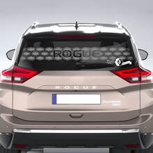 Heckscheibenaufkleber für Nissan Rogue Logo Vinyl Aufkleber Grafik
 2