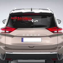 Markenbeschriftung & USA-Flagge Heckscheiben-Vinylaufkleber für Nissan Rogue_3