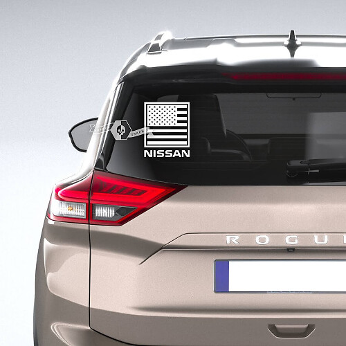 USA-Flagge Heckscheiben Vinyl Aufkleber Sticker für Nissan Rogue