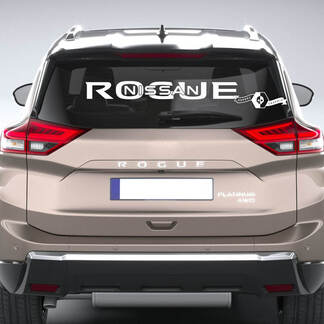 Nissan Rogue Logo Fenster Vinyl Aufkleber Aufkleber Grafik
 1