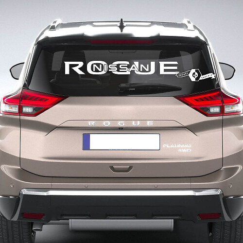 Nissan Rogue Logo Fenster Vinyl Aufkleber Aufkleber Grafik
