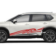 Nissan Rogue Spirit Seitentüren Vinyl Aufkleber Aufkleber Grafik
 3