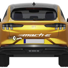 Karierter Streifen-Aufkleber hinten für Ford Mustang MACH-E MACH E Vinyl-Aufkleber
 5