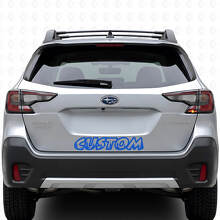 Forest Style Individueller Text Kofferraumtür Vinylaufkleber für Subaru Outback_2