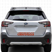 Forest Style Individueller Text Kofferraumtür Vinylaufkleber für Subaru Outback_4