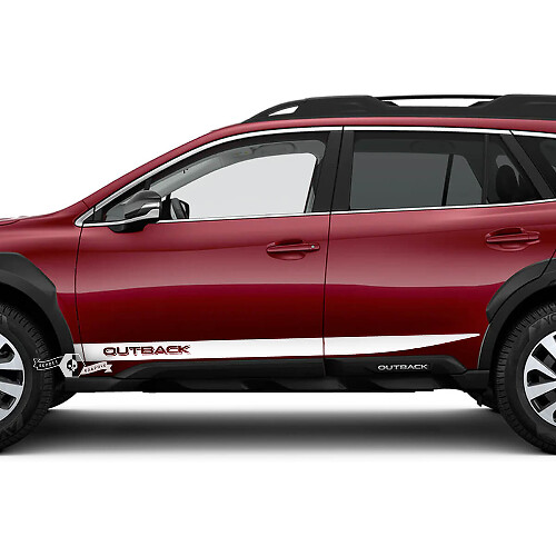 Suba Outback Side Rocker Panel Vinyl Aufkleber Aufkleber Grafischer Suba Aufkleber
