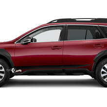 Scharfkantige Seitenstreifen Vinyl-Aufkleber-Kit für Subaru Outback_2