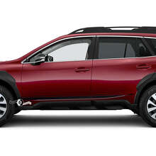 Scharfe Seitenstreifen Vinyl-Aufkleber Set für Subaru Outback_2