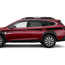 Akzent Seitenstreifen Vinyl-Aufkleber-Set für Subaru Outback_2