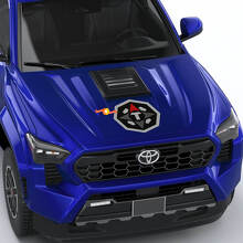 Toyota Tacoma Trailhunter 2024 Kapuzen-Logo-Aufkleber
 5