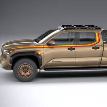 Toyota Tacoma Vintage Streifen für Trailhunter 2024 TRD PRO, SR5, PreRunner Aufkleber
 5
