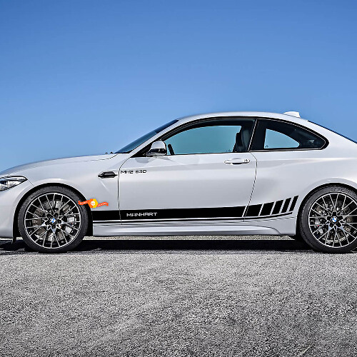 BMW M2 F87 M2 Full Body Stripes Hood Roof Trunk Windschutzscheibe Aufkleber Vinyl-Aufkleber
