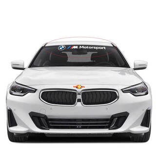 BMW M Motorsport Windschutzscheiben-Aufkleber, Vinyl-Aufkleber
