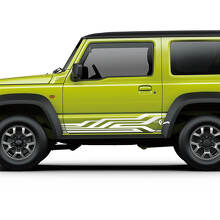 Suzuki JIMNY Geometrie Seitenstreifen Türen Aufkleber Aufkleber Grafiken
 3