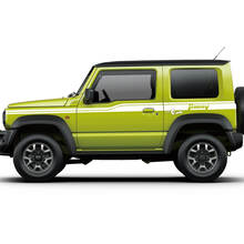 Suzuki JIMNY Side Stripes Doors Aufkleber mit Grafik und Farbverlauf
 5