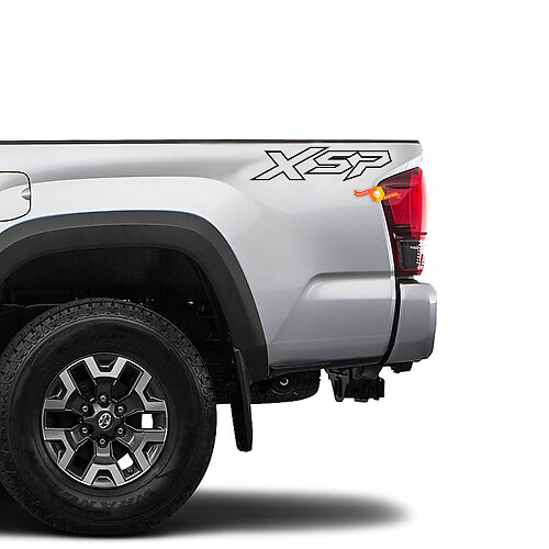 Paar Vinyl-Aufkleber für Toyota Tacoma XSP Side Truck
