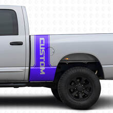 CastomLettering Vinyl-Aufkleber-Set für hinteren Seitenstreifen für Dodge Ram Power Wagon_2