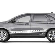 2x seitliche Ford Edge-Türen, Vinyl-Racing-Streifen, Karosserieaufkleber, Vinyl-Grafikaufkleber 3
 2