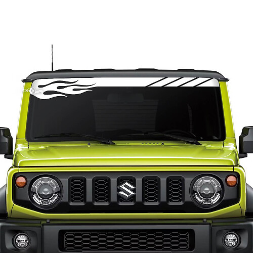 Suzuki JIMNY Windschutzscheiben-Flammen-Aufkleber
