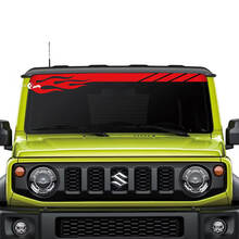 Suzuki JIMNY Windschutzscheiben-Flammen-Aufkleber
 2