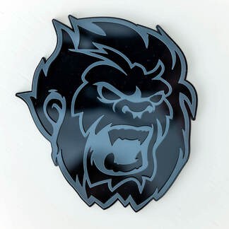 Angry Yeti Sasquatch 3D Badge Fender Badges Emblem
