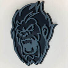 Angry Yeti Sasquatch 3D Badge Fender Badges Emblem
 2