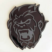 Angry Yeti Sasquatch 3D Badge Fender Badges Emblem
 5