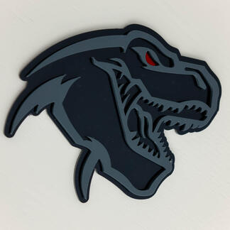 3D-Abzeichen Fender Badges Emblem TRX Dinosaurier Dodge Red Eye
