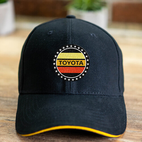 Toyota TRD Retro Vintage Stars Trucker-Mütze, bestickte Toyota-Logo-Baseballkappe
