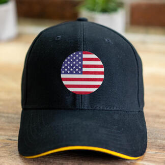 USA-Flagge, amerikanische Trucker-Mütze, bestickte Toyota-Logo-Baseballkappe
