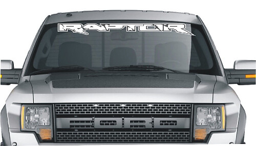 Raptor Windschutzscheiben Vinylaufkleber Banner 4,5 x 40 für Musclecar Truck