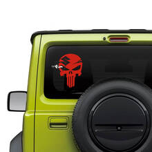 Suzuki JIMNY Heckscheiben-Punisher-Aufkleber
 2