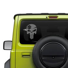 Suzuki JIMNY Heckscheiben-Punisher-Aufkleber
 3