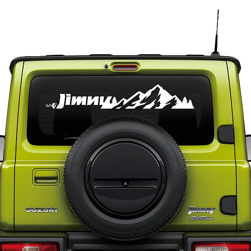 Mountains Schriftzug Heckscheibenaufkleber Grafiken Für Suzuki JIMNY