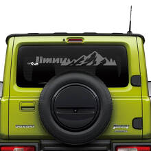 Mountains Schriftzug Heckscheibenaufkleber Grafiken Für Suzuki JIMNY 3