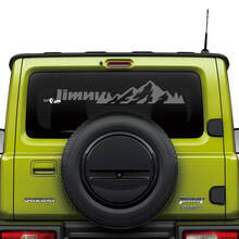 Suzuki JIMNY Mountains Logo-Aufkleber für die Heckscheibe
 3