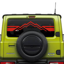 Suzuki JIMNY Mountains Heckscheiben-Logo-Aufkleber, Grafik 2
 2