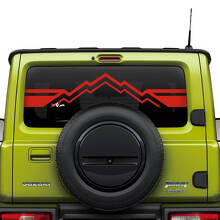 Suzuki JIMNY Mountains Heckscheiben-Logo-Aufkleber, Grafik 2
 2