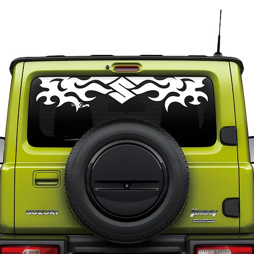 Suzuki JIMNY Tribal Logo-Aufkleber für die Heckscheibe
 1